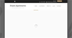 Desktop Screenshot of praterapartments.com